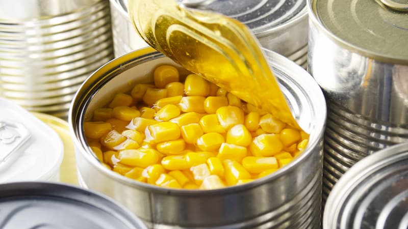 کنسرو ذرت برای سالاد ماکارانی با آماده سازی آسان